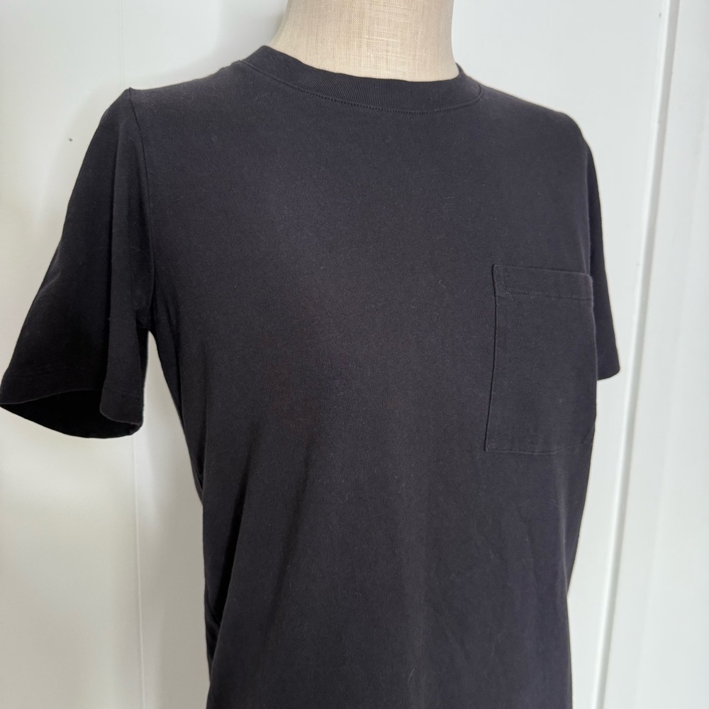 Everlane Black‎ Pocket Tee Shirt Dress Size Small 100% Cotton - Picture 8 of 8